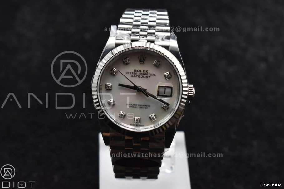 White Jubilee MOP Edition 126234 904L Clean Diamonds on 570 1:1 Chic Best Bracelet VR Steel Dial DateJust 36 0506